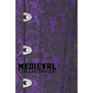 Purple Brocade Underbust Corset