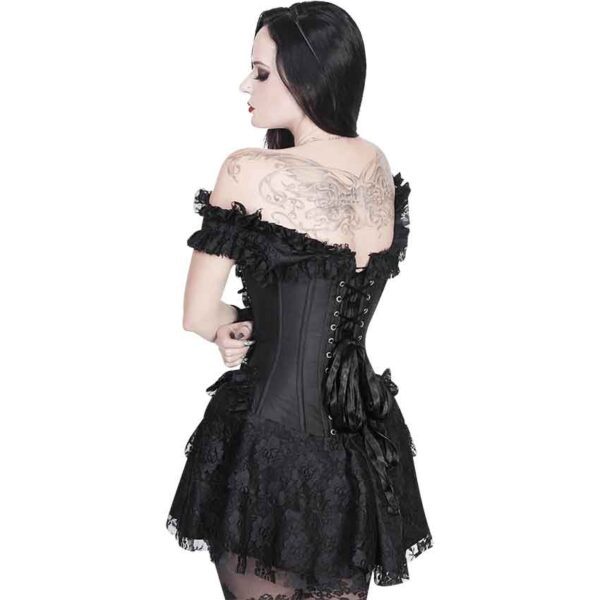Akilina Black Lace Corset Dress