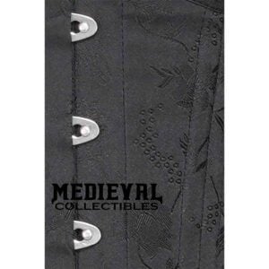 Black Brocade Waist Training Corset