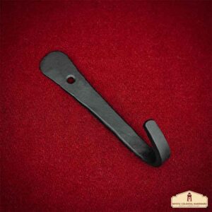 Rustic Cast Iron Wall Hooks - Set of 2