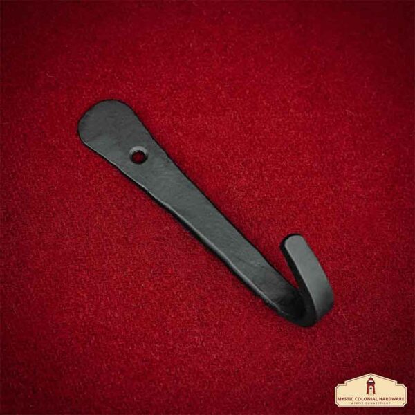 Rustic Cast Iron Wall Hooks - Set of 2