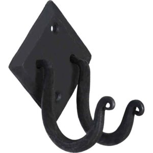 Rustic Forged Iron Wall Hook