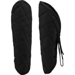 Medieval Padded Bracers - Black