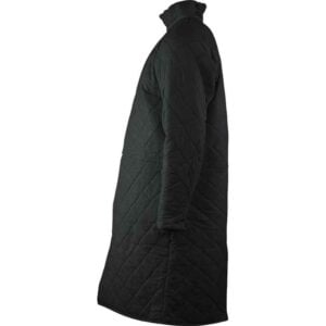 Collared Long Sleeve Gambeson - Black