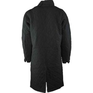 Collared Long Sleeve Gambeson - Black