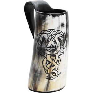 Viking Serpent Medieval Horn Tankard