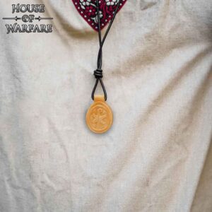 Chi Rho Roman Bone Pendant