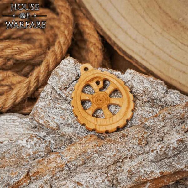 Chi Rho Roman Carved Bone Pendant
