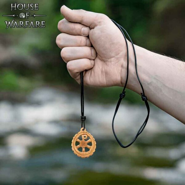 Chi Rho Roman Carved Bone Pendant