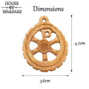 Chi Rho Roman Carved Bone Pendant