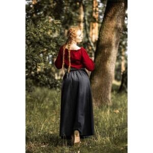Edith Medieval Blouse - Red