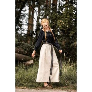Edith Medieval Blouse - Black