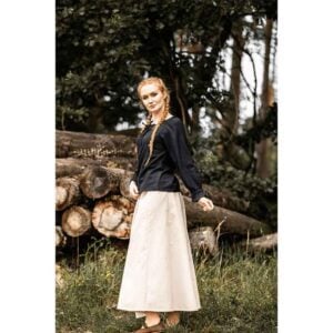 Edith Medieval Blouse - Black