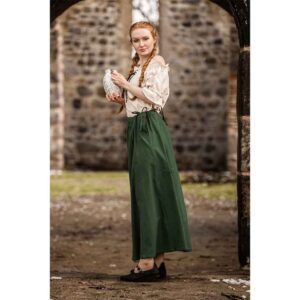 Amelia Medieval Blouse - Natural