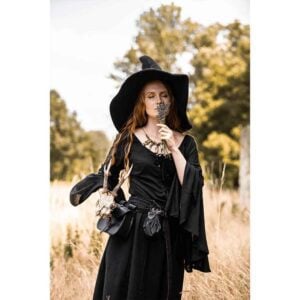 Glinda Wool Witch Hat - Black