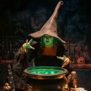 Glinda Wool Witch Hat - Black