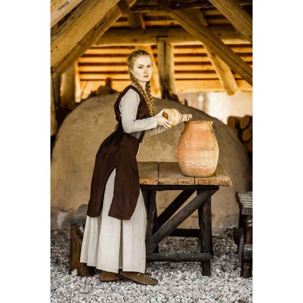 Brisella Medieval Overdress - Brown