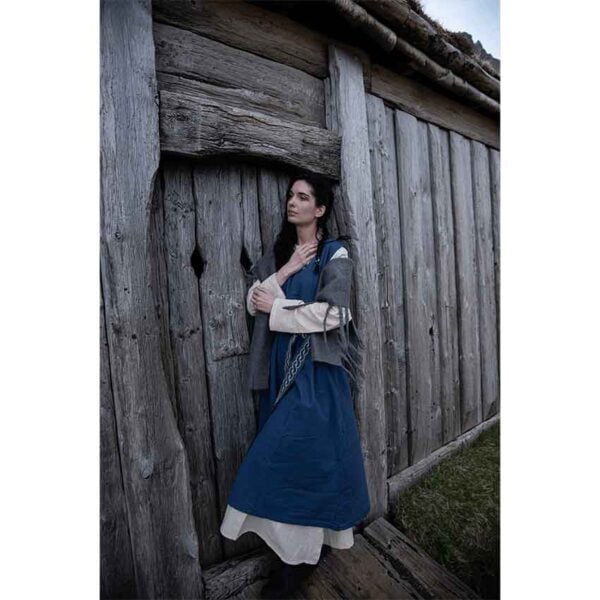 Viking Wool Shawl - Grey