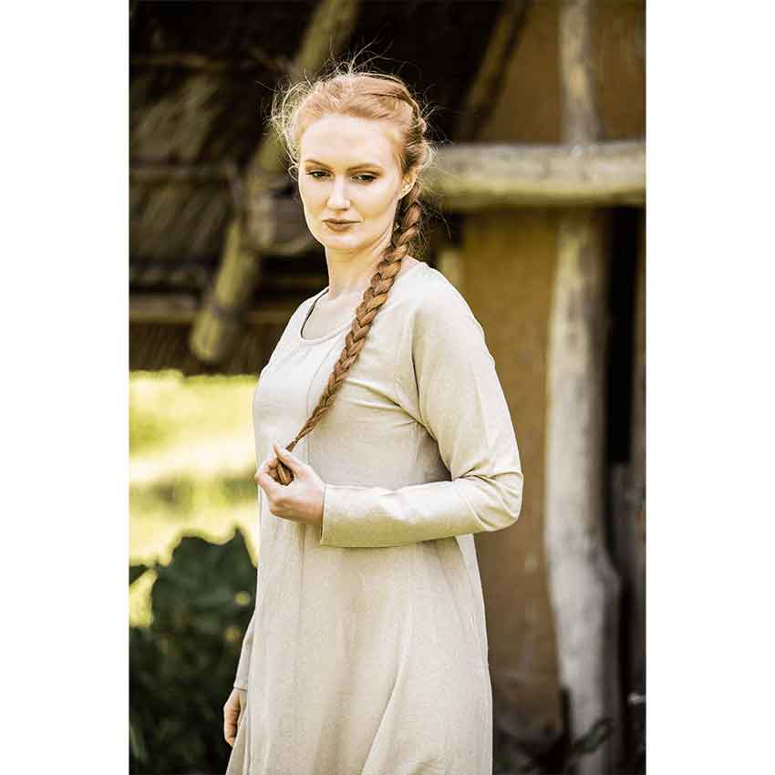 Scarlet Viking Underdress - Hemp - Medieval Collectibles