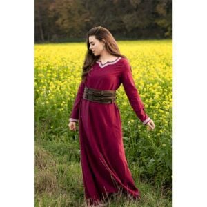Brigida Viking Dress - Red