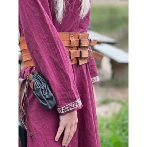 Brigida Viking Dress - Red