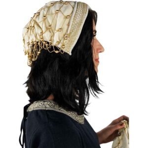 Elaine Noble Lady's Velvet Bonnet - Natural