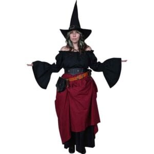 Womens Autumn Witch Outfit
