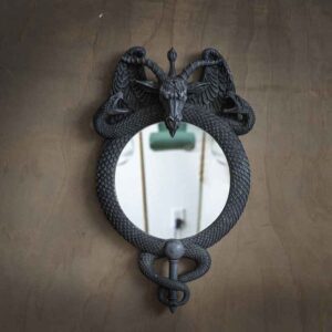 Baphomet Caduceus Mirror