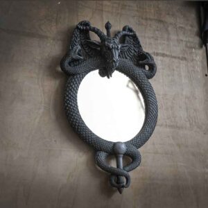 Baphomet Caduceus Mirror