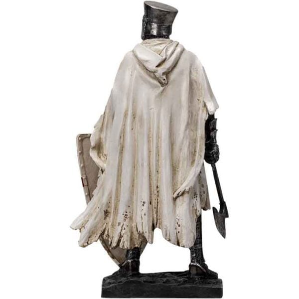 Battleworn Crusader with Axe Statue