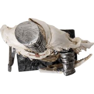 Battleworn Crusader with Axe Statue