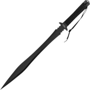 Black Fantasy Machete and Knife Set