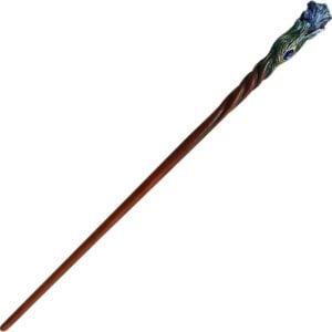 Sapphire Plume Peacock Wand