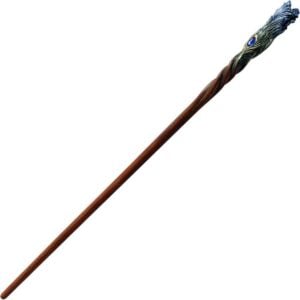 Sapphire Plume Peacock Wand