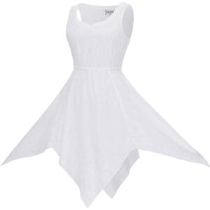 Robyn Short Hooded Medieval Dress with Chemise - Deadly Nightshade