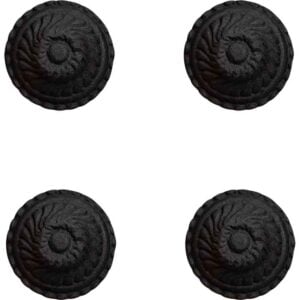 Hand Forged Victorian Style Drawer Pull - Set of 4