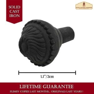 Hand Forged Victorian Style Drawer Pull - Set of 4