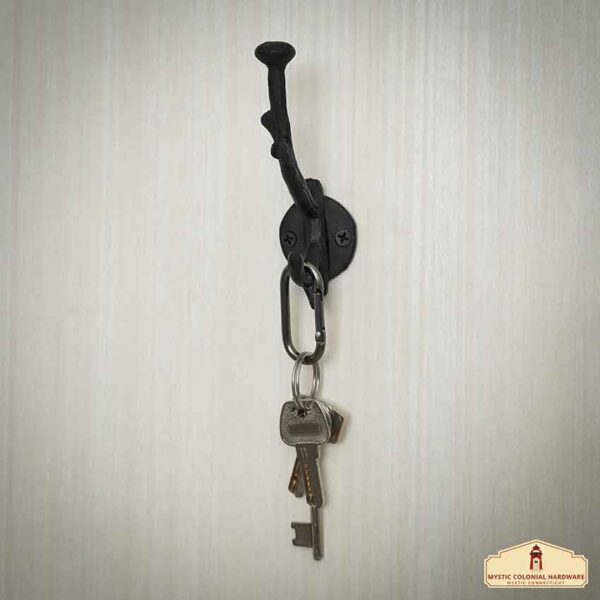 Cast Iron Branch Wall Hook - Set of 2