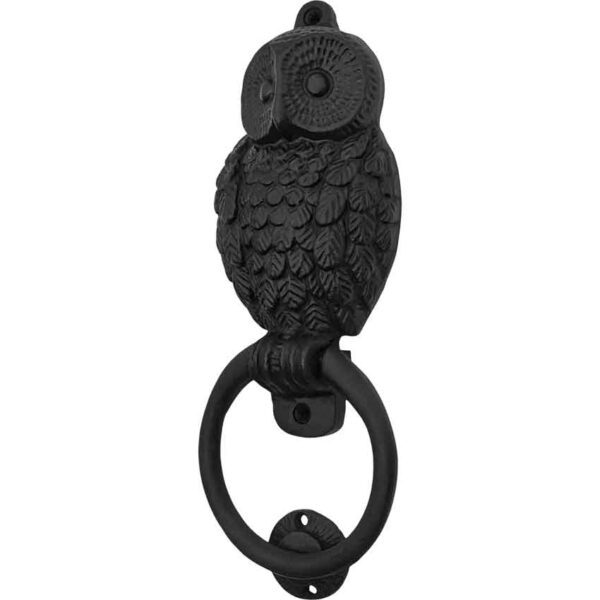 Rustic Cast Iron Owl Door Knocker