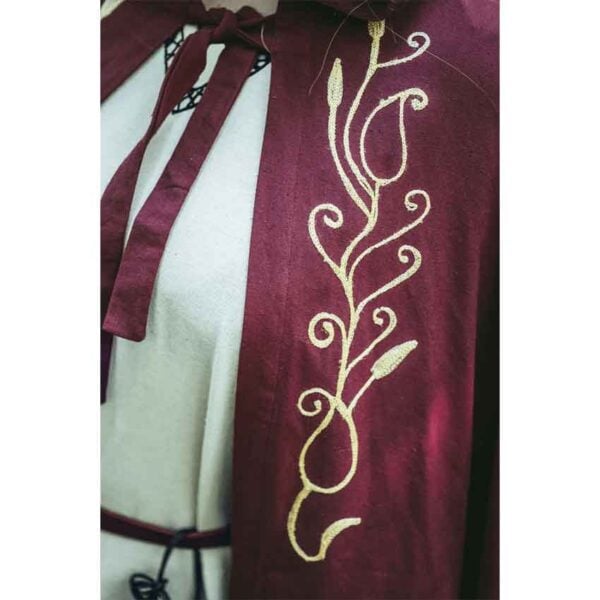 Lyra Medieval Cloak - Red