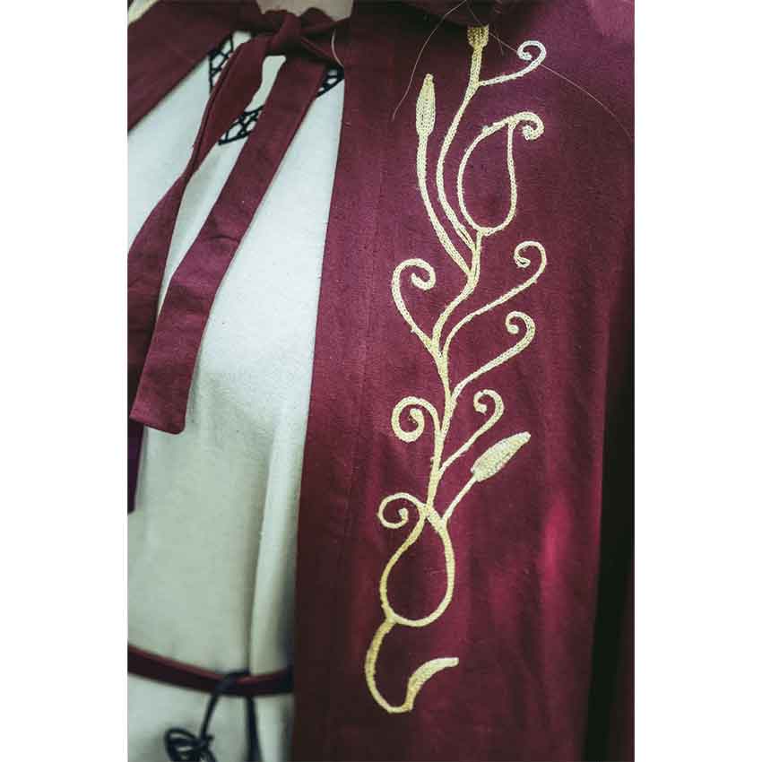 Lyra Medieval Cloak - Red