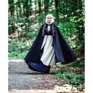 Lyra Medieval Cloak - Black