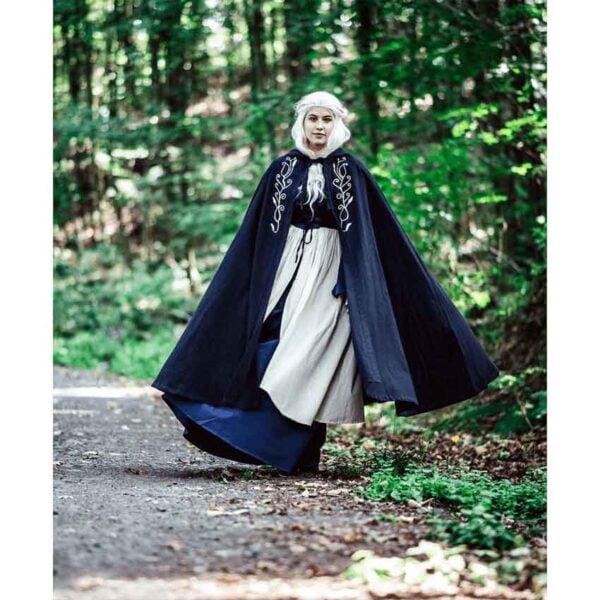 Lyra Medieval Cloak - Black