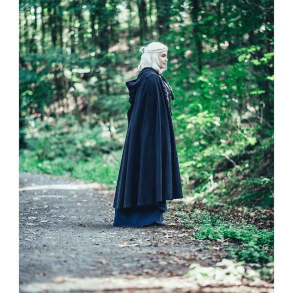 Lyra Medieval Cloak - Black