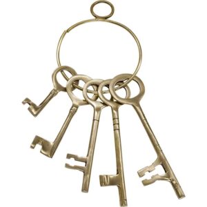 Brass Medieval Dungeon Key Set