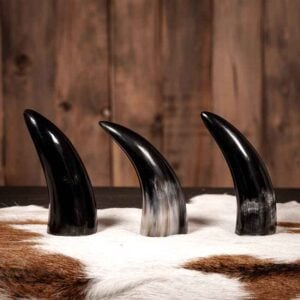Viking Drinking Horn Shot Glasses - Set of 3