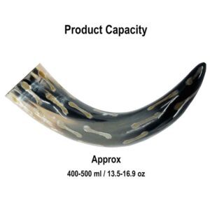 Viking Drinking Horn with Charred Specks
