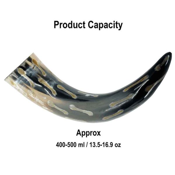Viking Drinking Horn with Charred Specks