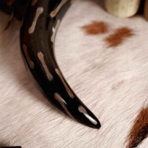 Viking Drinking Horn with Charred Specks