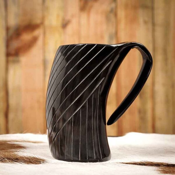 Spiral Viking Horn Tankard